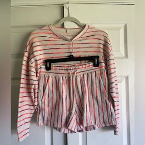 Loft Lou and Grey loungewear set: top size small, bottoms size x small